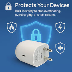 HIENX 45W USB-C Fast Charger Adapter – PD Wall Charger for Latest Pixel Series, Laptop, Tablet, Chromebook & More | Super Fast Charging | White